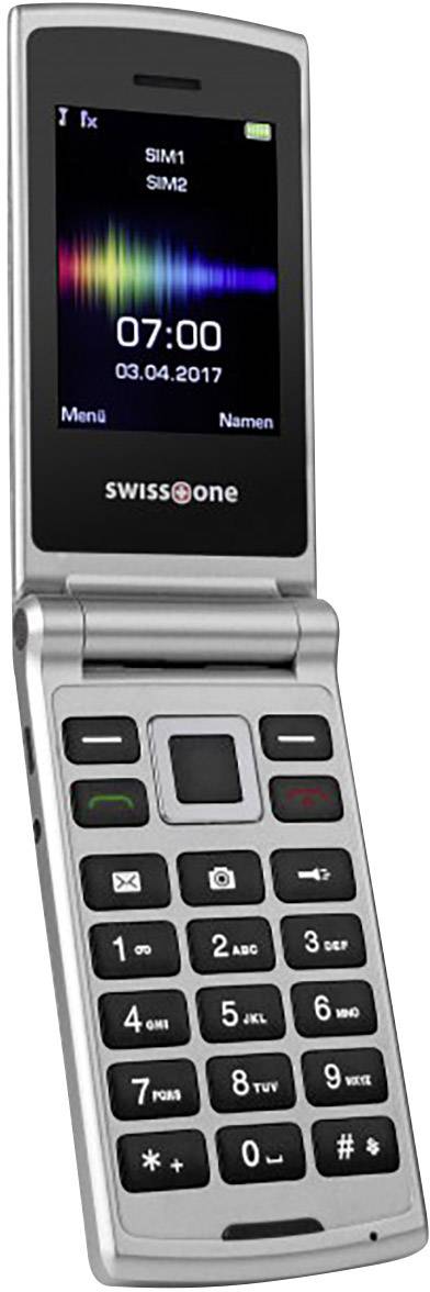 Swisstone SC700 Klapp-Handy Silber