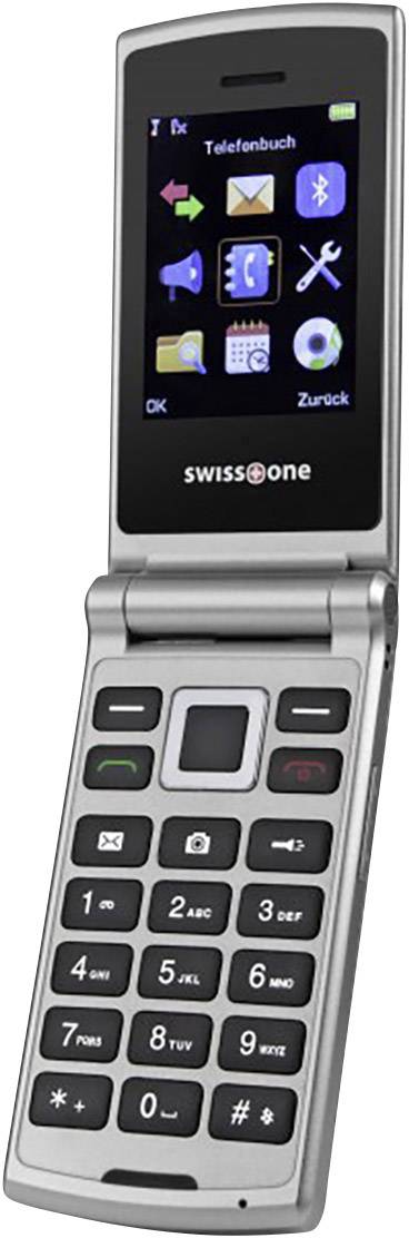 Swisstone SC700 Klapp-Handy Silber