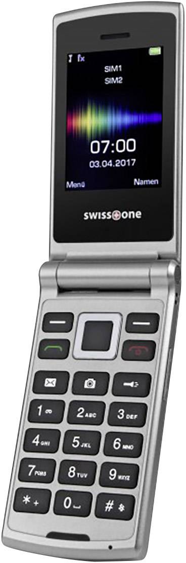 Swisstone SC700 Klapp-Handy Silber