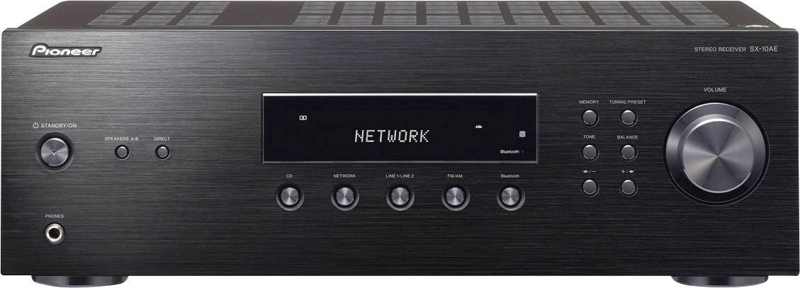 Pioneer SX-10AE-B Stereo Receiver 2x100 W Schwarz Bluetooth®