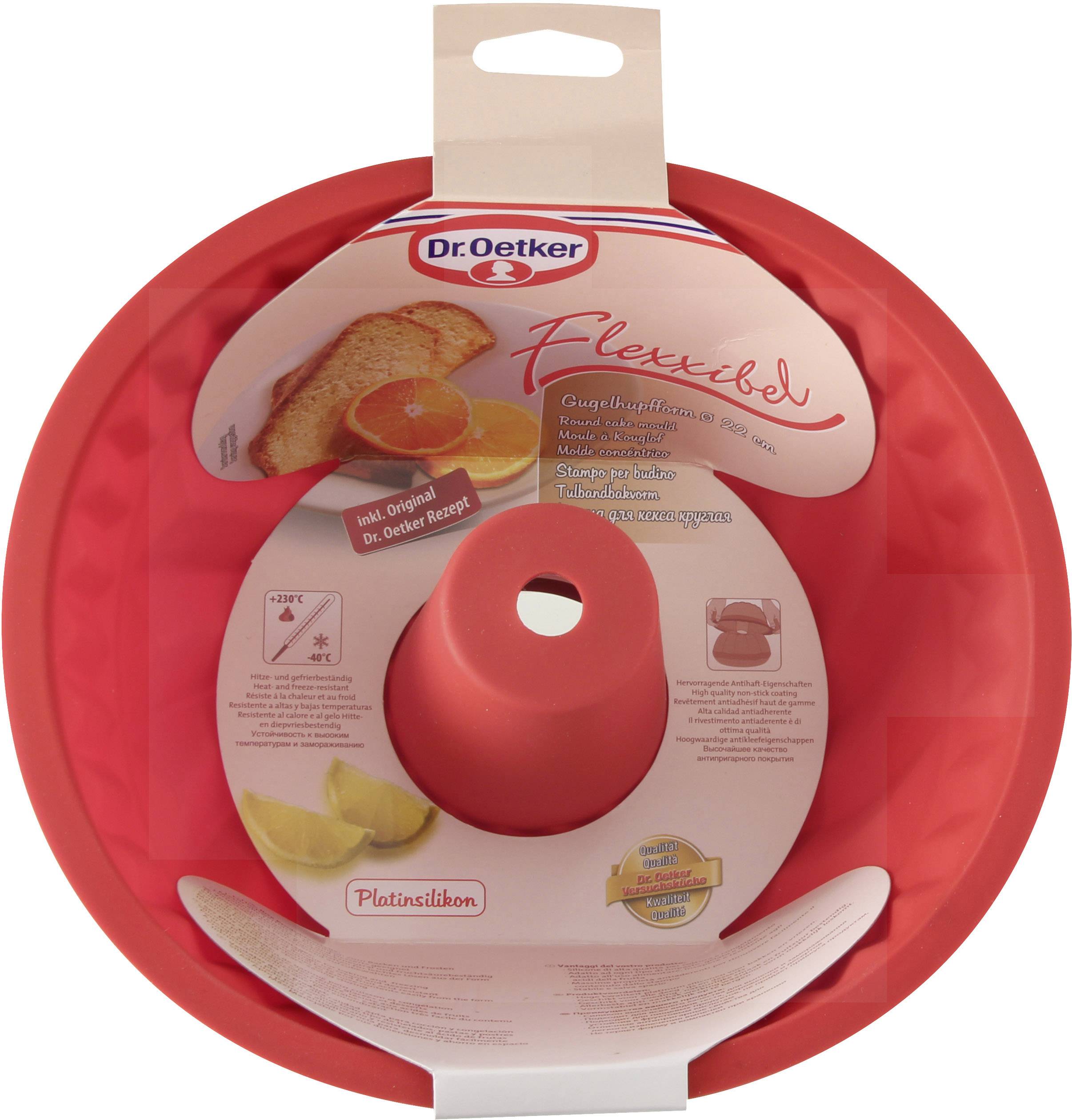Dr. Oetker 1269 Dr. Oetker Flexxibel Gugelhupfform Silikon 22 cm