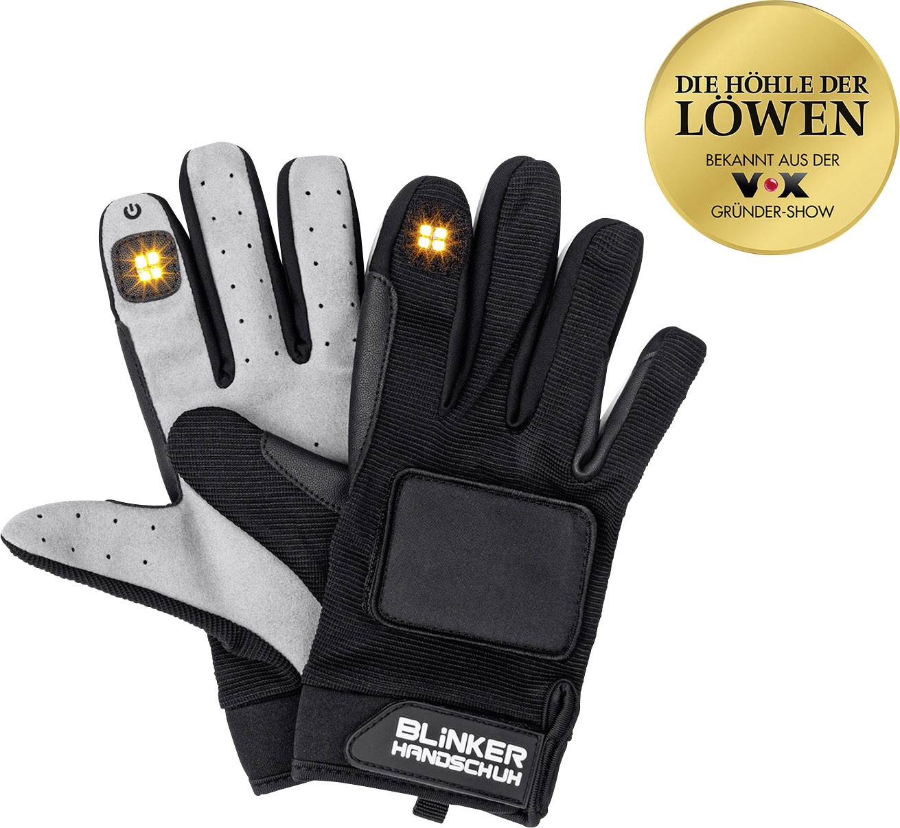 Blinker Handschuh 0502 Handschuhe Schwarz lang XS/S