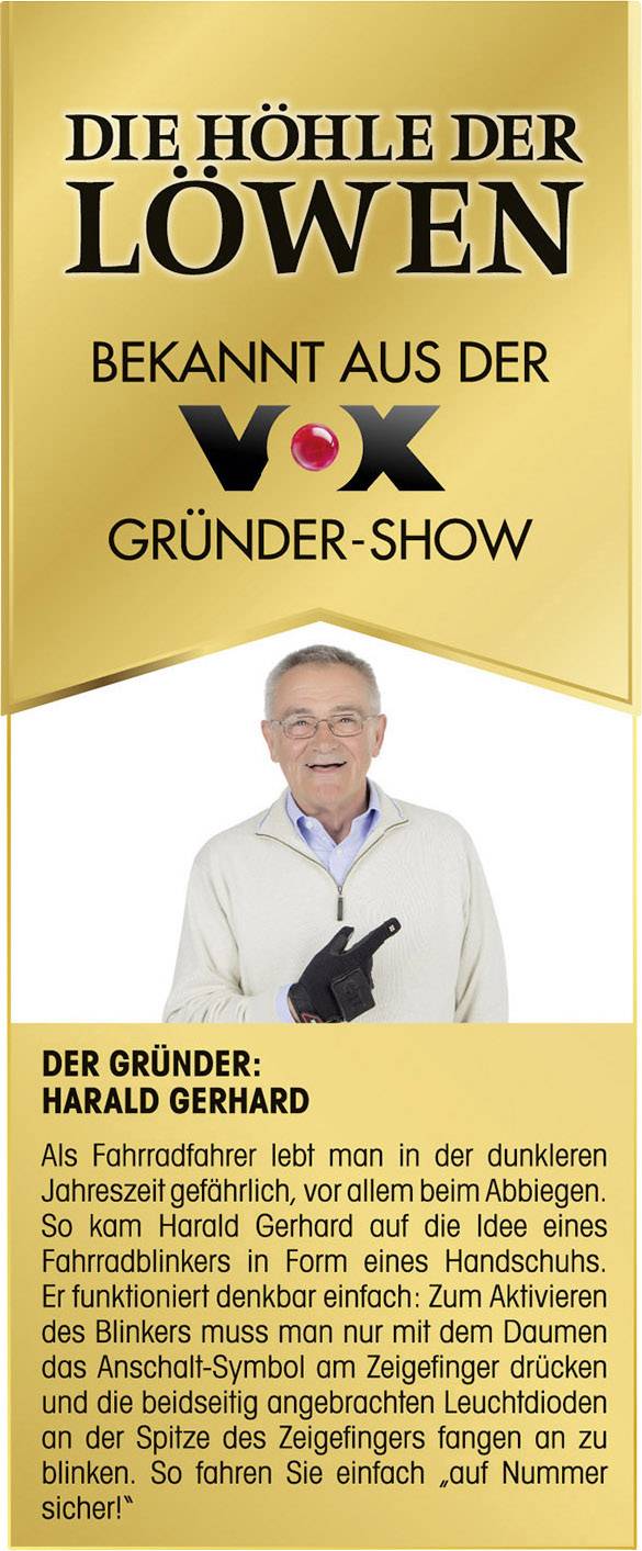 Blinker Handschuh 0500 Handschuhe Schwarz lang XL/XXL