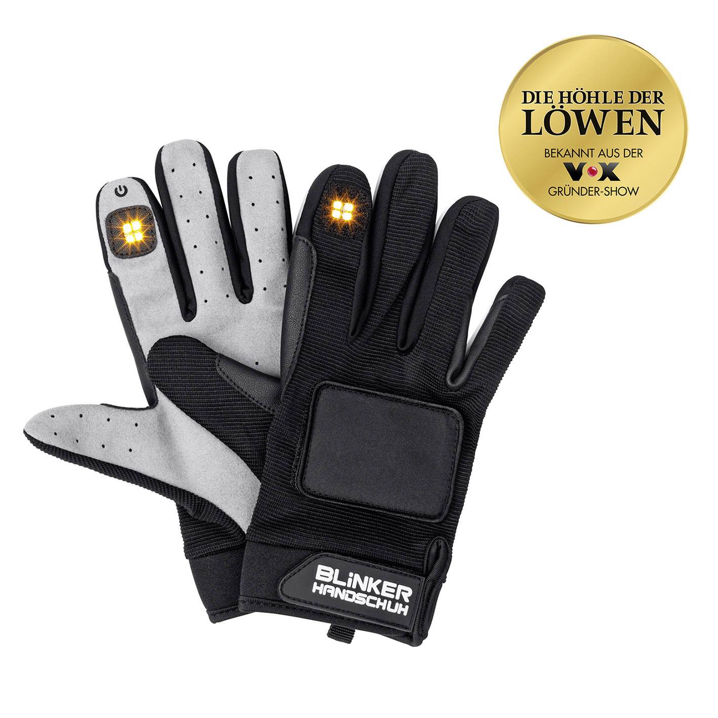 Blinker Handschuh 0501 Handschuhe Schwarz lang M/L