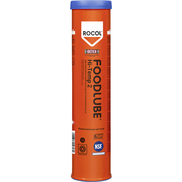 Rocol FOODLUBE Hi-Temp 2 Graisse haute température FOODLUBE Hi-Temp 2, renforcée en PTFE 380 g