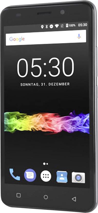 swisstone SD 530 Smartphone 16 GB 5 Zoll (12.7 cm) Dual-SIM Android™ 7.0 Nougat Schwarz