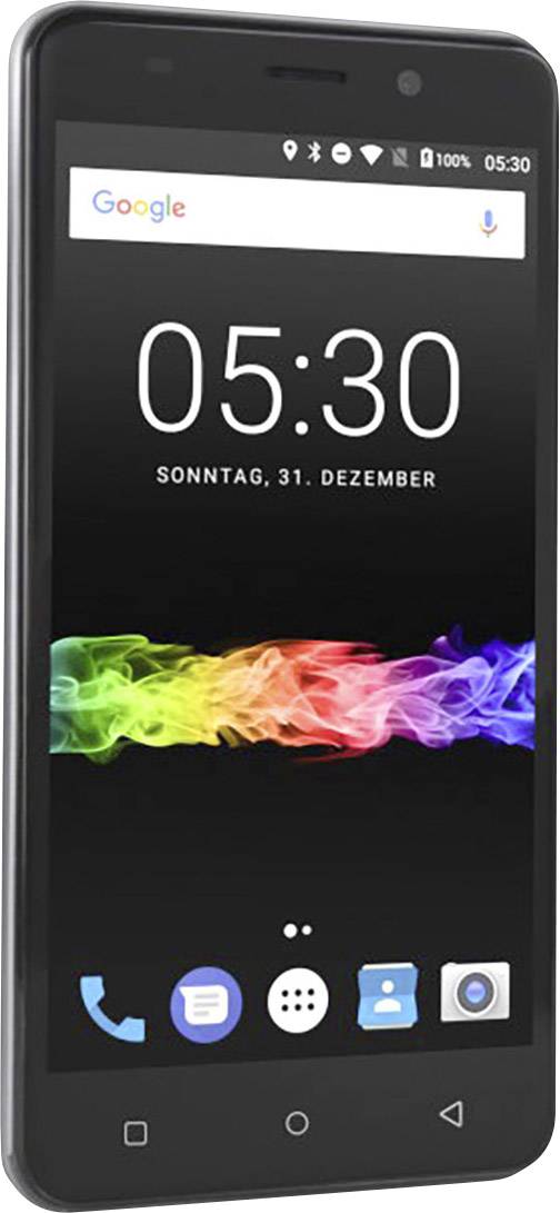 swisstone SD 530 Smartphone 16 GB 5 Zoll (12.7 cm) Dual-SIM Android™ 7.0 Nougat Schwarz