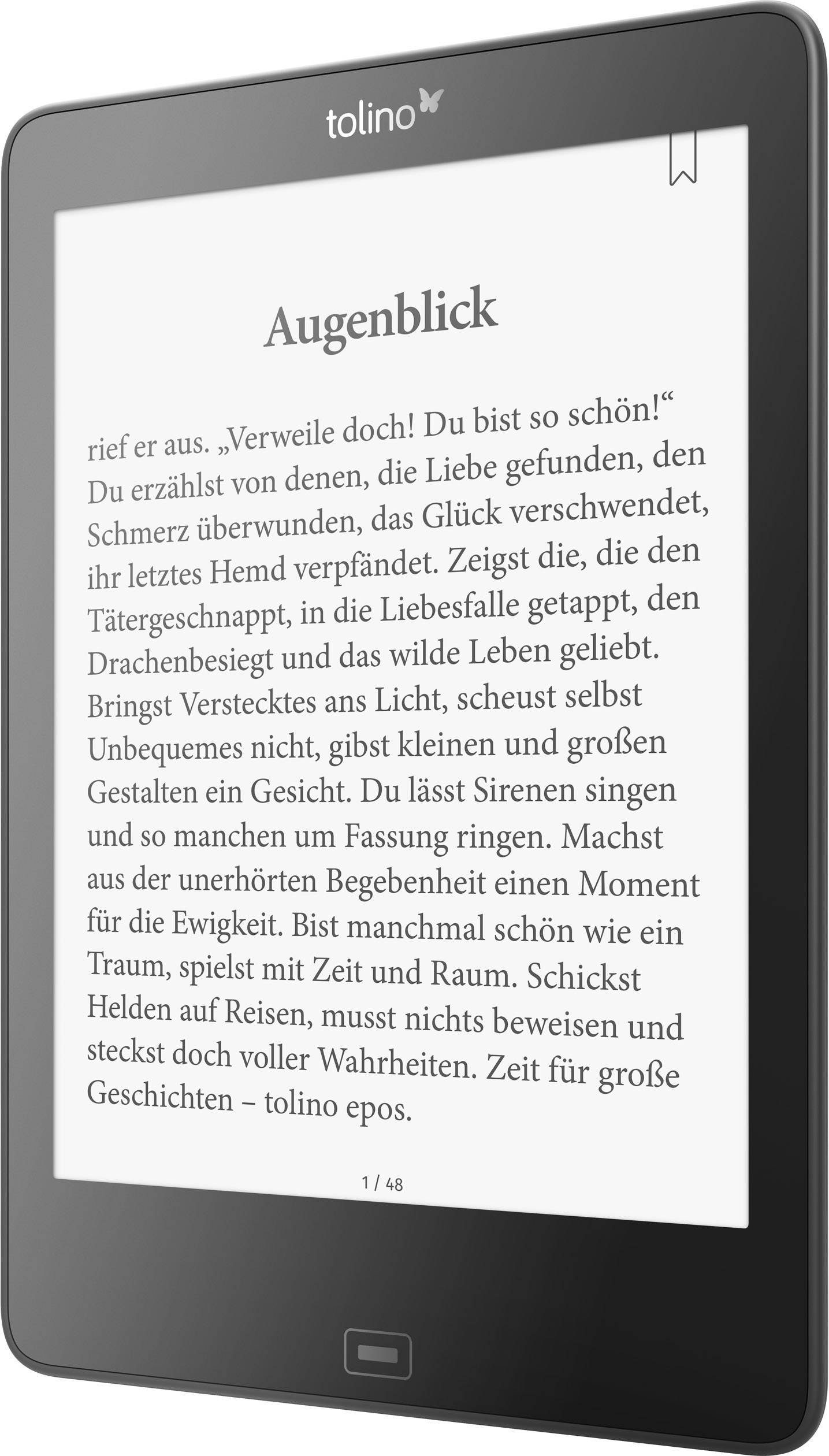 Tolino EPOS eBook-Reader 19.8 cm (7.8 Zoll) Schwarz