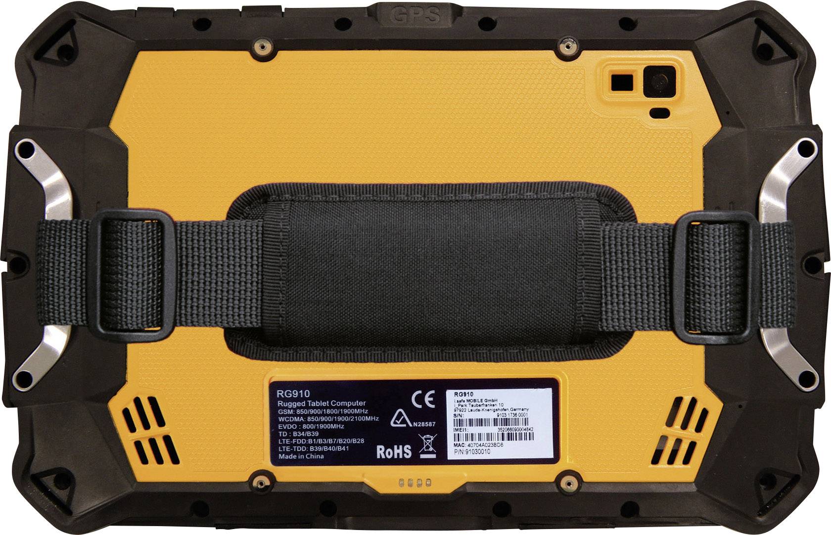 RugGear RG910 Android Tablet 20 3cm 8 Zoll 32GB GSM 2G UMTS 3G LTE 