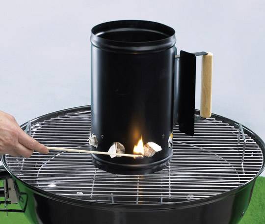 Anzündkamin, Schwarz