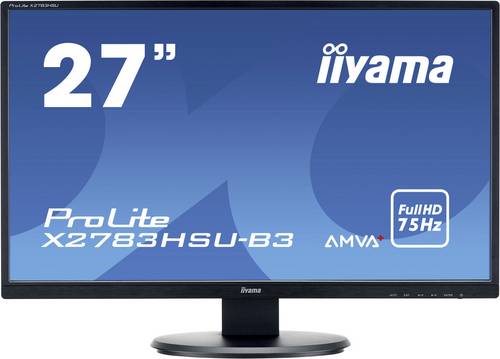 Iiyama PROLITE LED-Monitor 68.6cm (27 Zoll) EEK B (A++ - E) 1920 x 1080 Pixel Full HD 4 ms VGA, HDMI