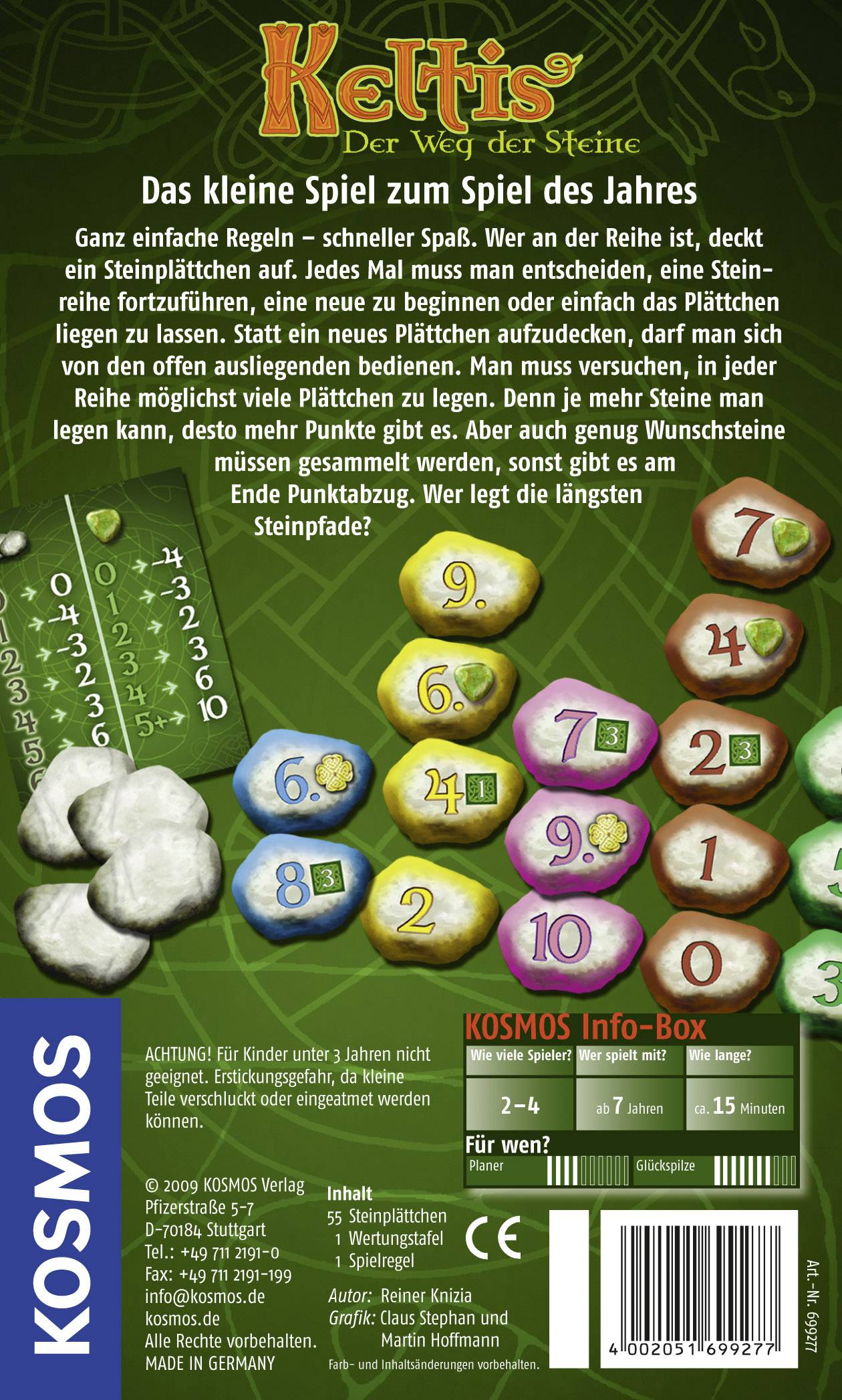 Kosmos Keltis - Mitbringspiel