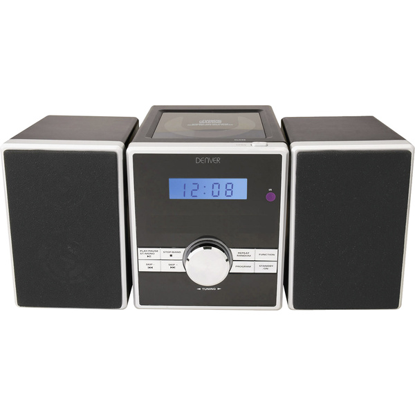 Denver MCA-230MK2 Stereoanlage AUX, CD, UKW, Schwarz, Silber