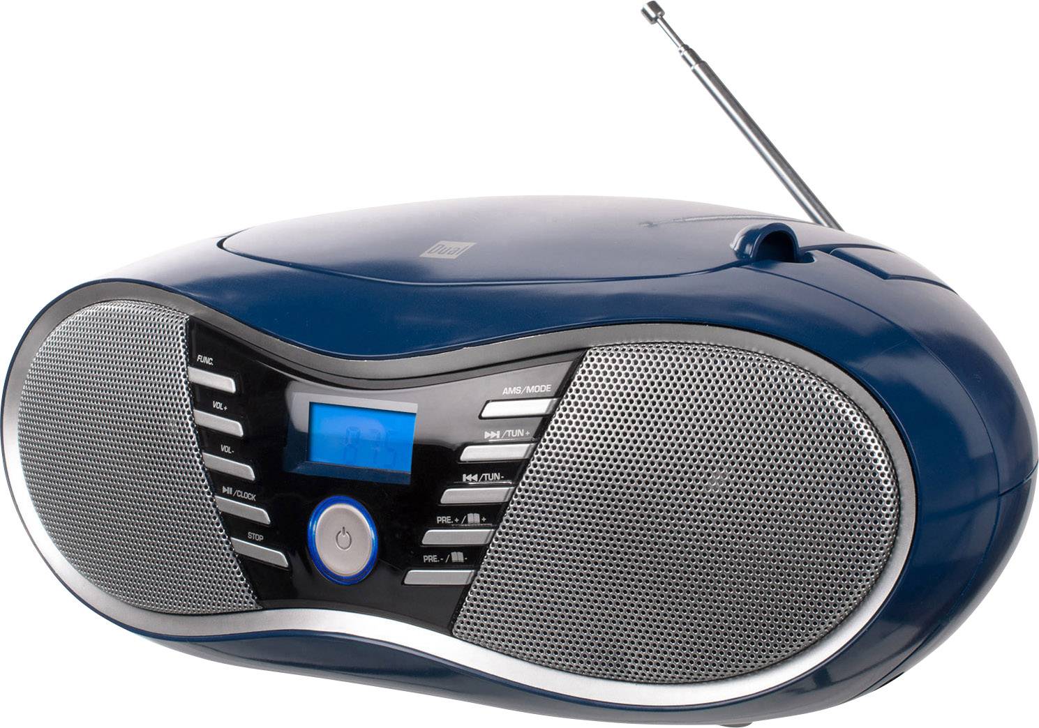 Dual P 60 BT CD-Radio UKW AUX, Bluetooth®, USB Blau