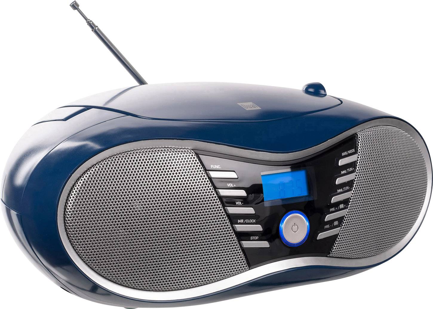 Dual P 60 BT CD-Radio UKW AUX, Bluetooth®, USB Blau