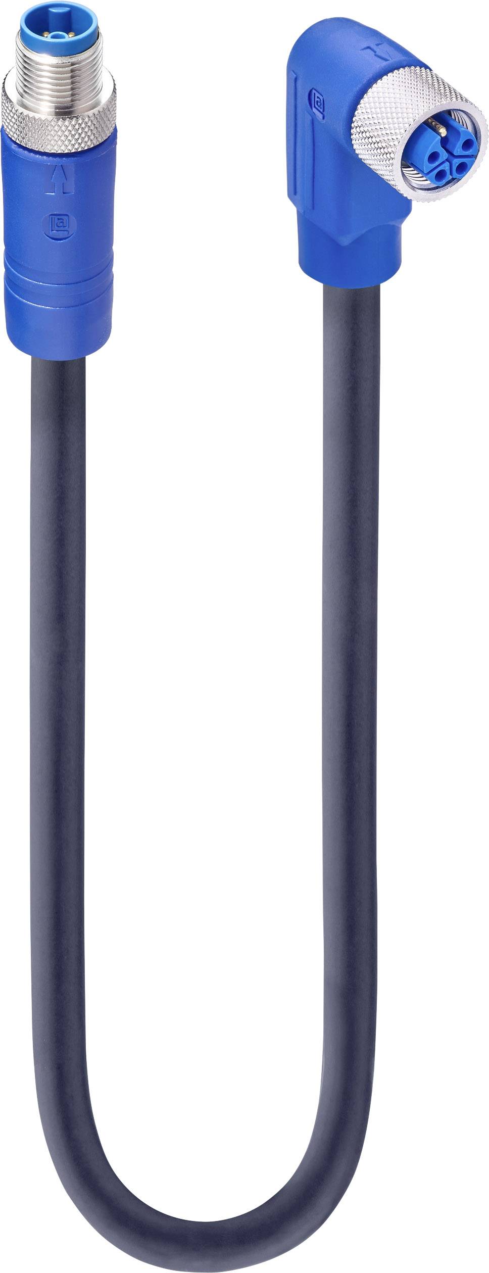 Lumberg Automation 934853050 Sensor-/Aktor-Steckverbinder, konfektioniert M12 Stecker, gerade, Kupplung, gewinkelt 5.00m Polzahl