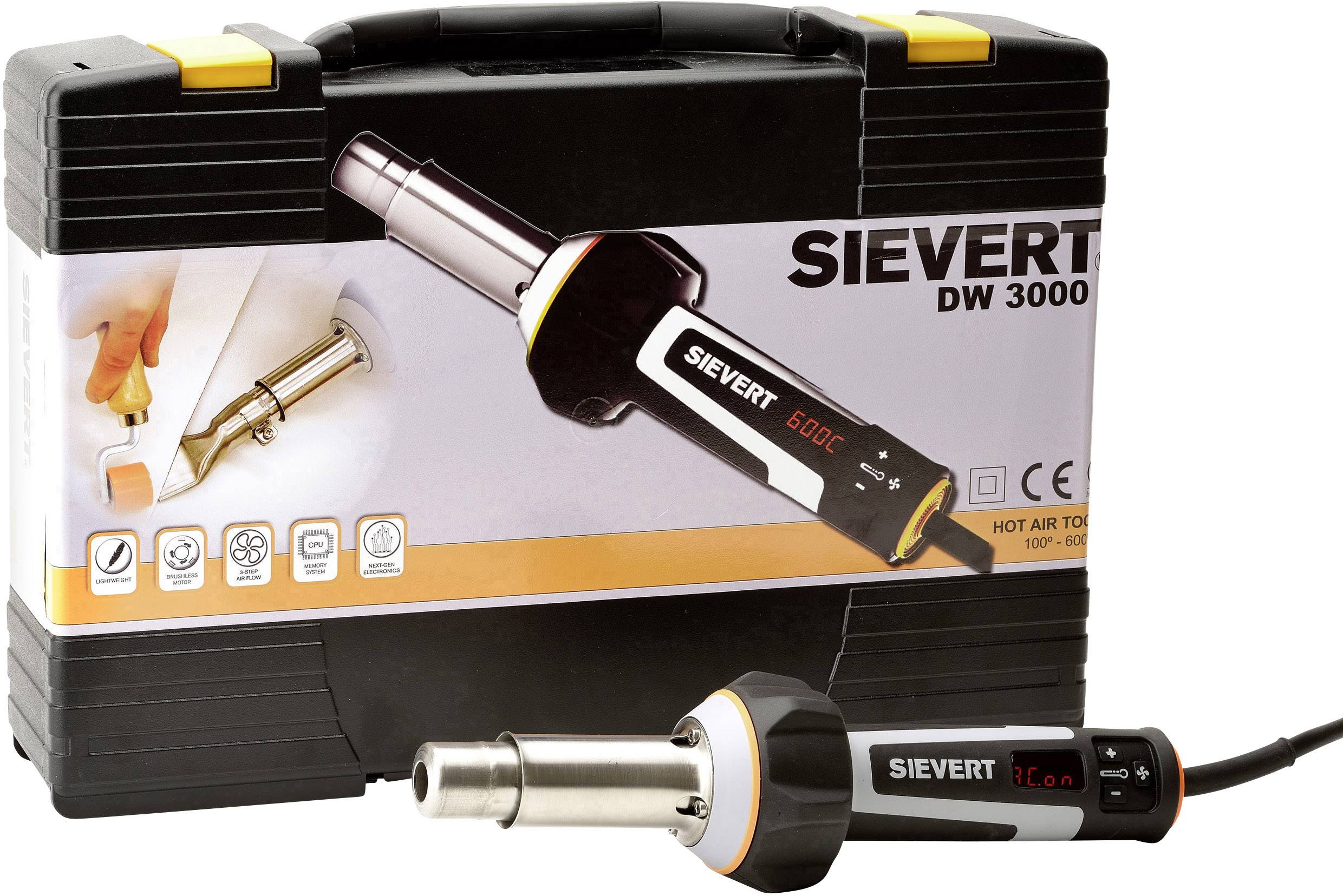 Sievert 293001 DW 3000 Heißluftgebläse inkl. Koffer 2000 W