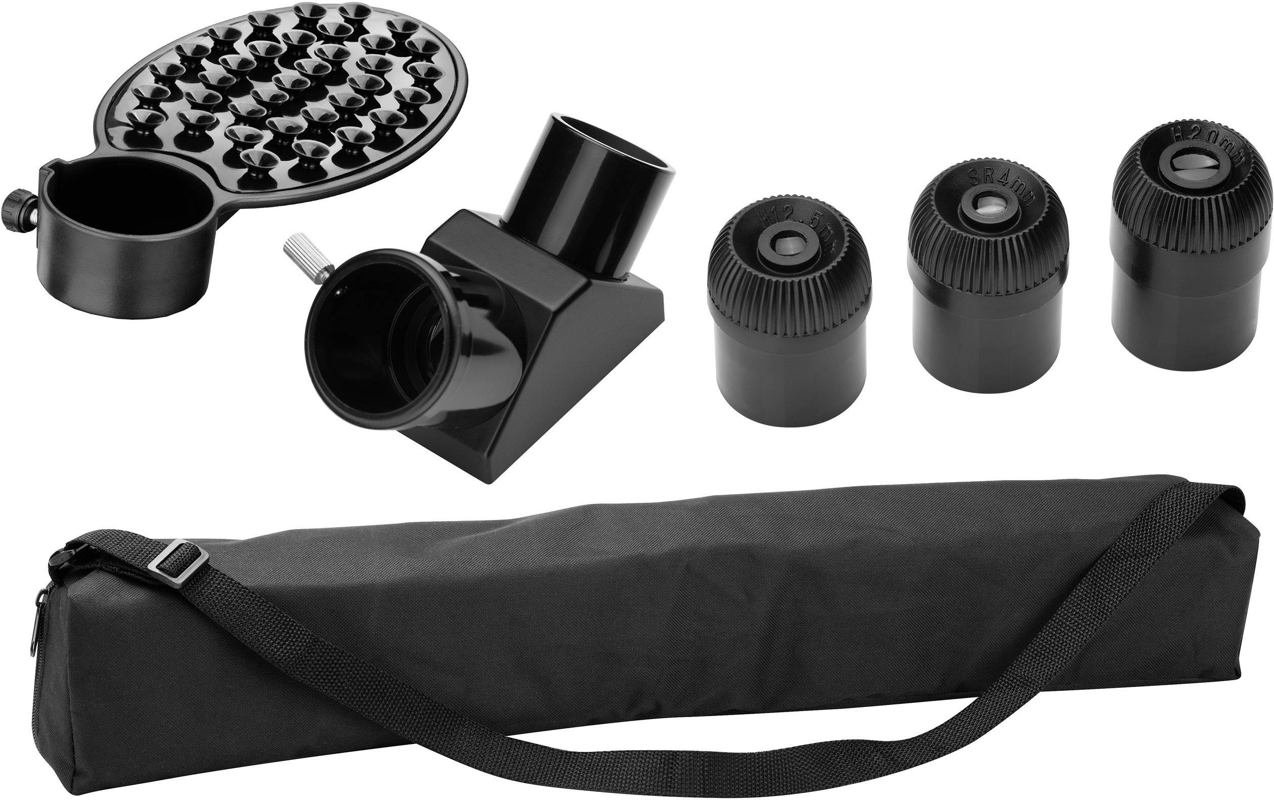 Bresser Optik Classic 70/350 Linsen-Teleskop Azimutal Achromatisch Vergrößerung 18 bis 140 x