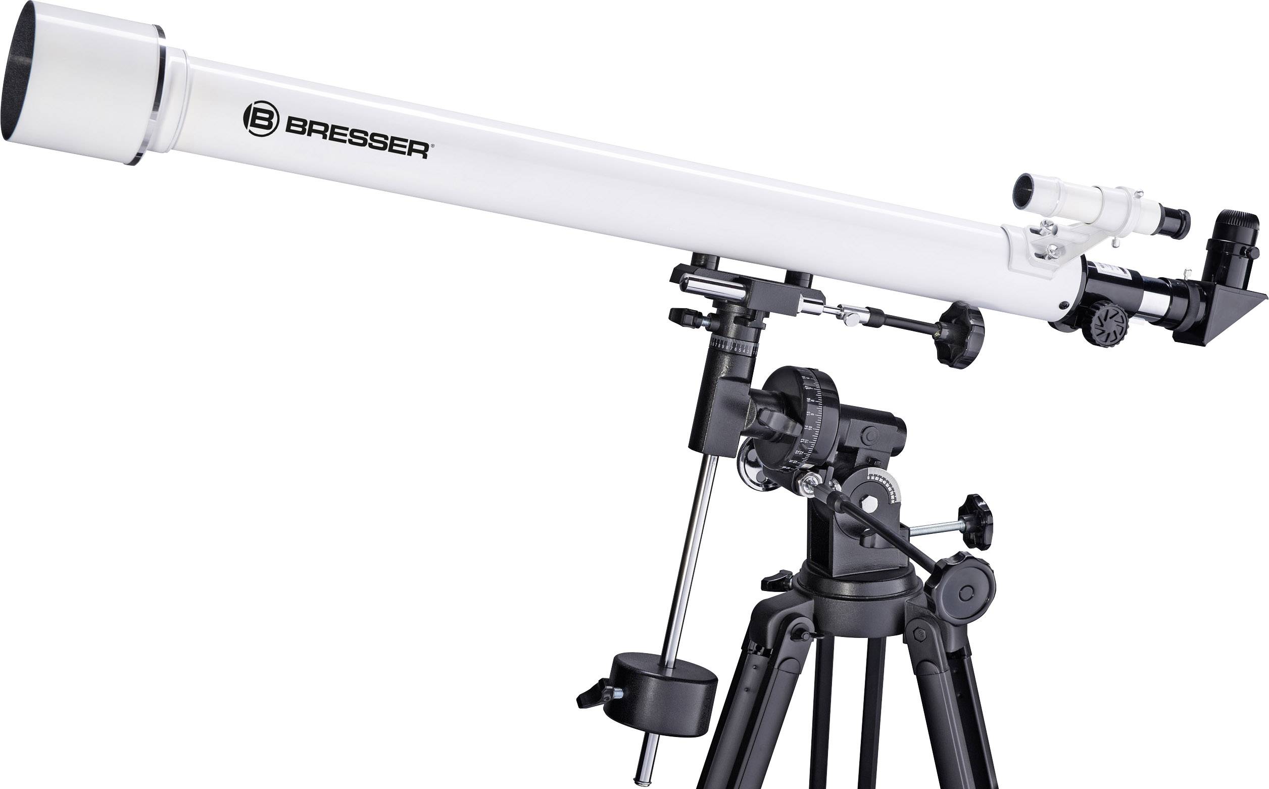 Bresser Optik Classic 60/900 EQ Linsen-Teleskop Äquatorial Achromatisch Vergrößerung 45 bis 338 x