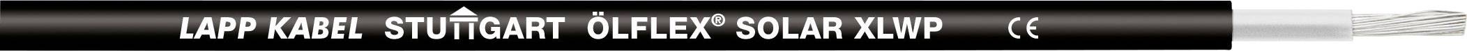 Schwarzer Schriftzug mit weißem Text 'Lapp Kabel Stuttgart Ole! Solar Imp', stilisiert auf schwarzem Hintergrund mit weißem Rand.