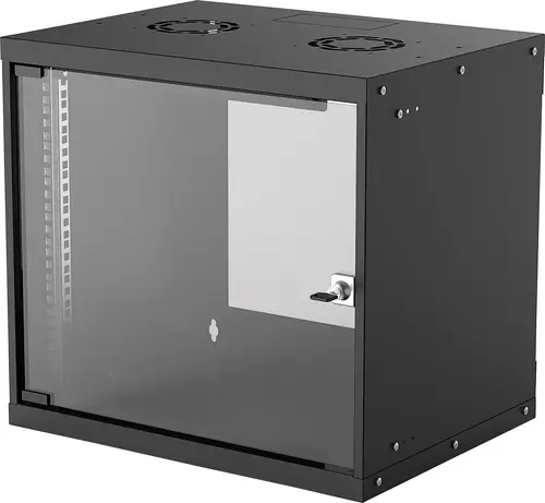Intellinet Basic Line 9HE 19 Zoll Wandgehäuse (B x H x T) 540 x 487 x 400 mm 9 HE Schwarz (RAL 9005