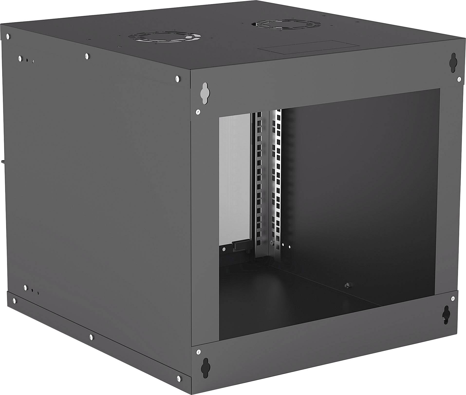 Intellinet Basic Line 9HE 19 Zoll Wandgehäuse (B x H x T) 540 x 487 x 560mm 9 HE Schwarz (RAL 9005)