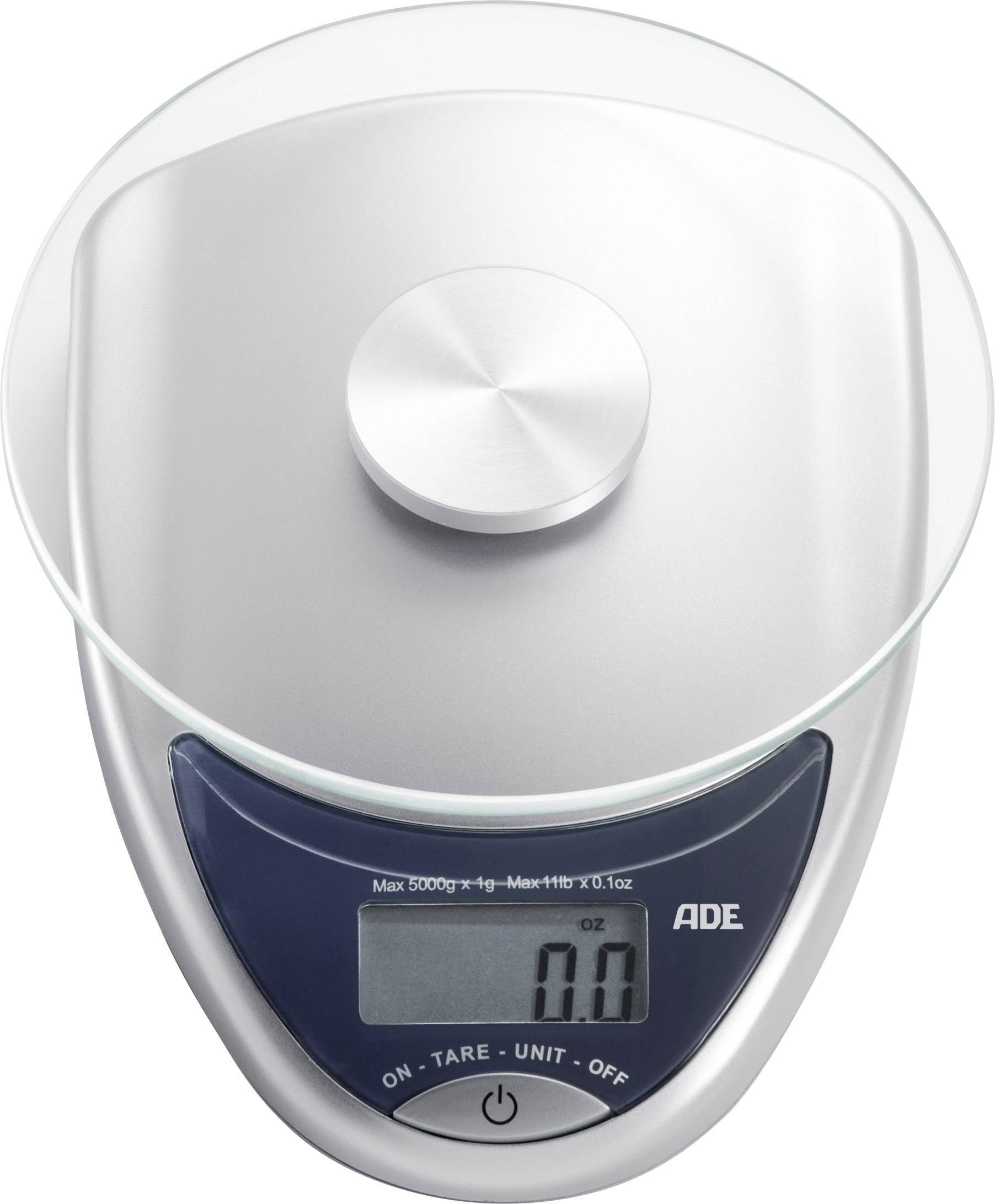 ADE KE 736 Celina Digitale Küchenwaage Silber/Anthrazit 160 x 205 x 55