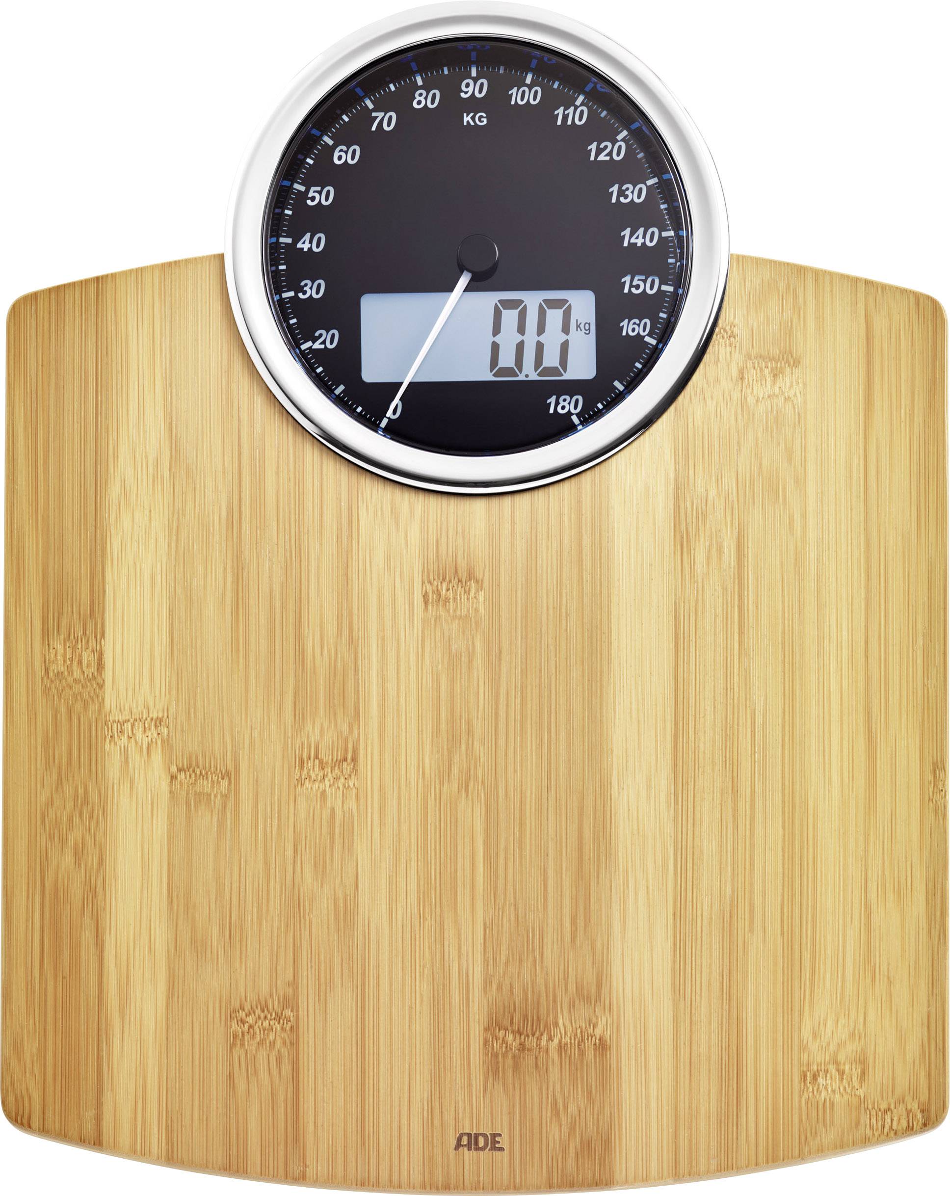 ADE BE 1719 Luna Digitale Personenwaage Wägebereich (max.)=180 kg Bambus