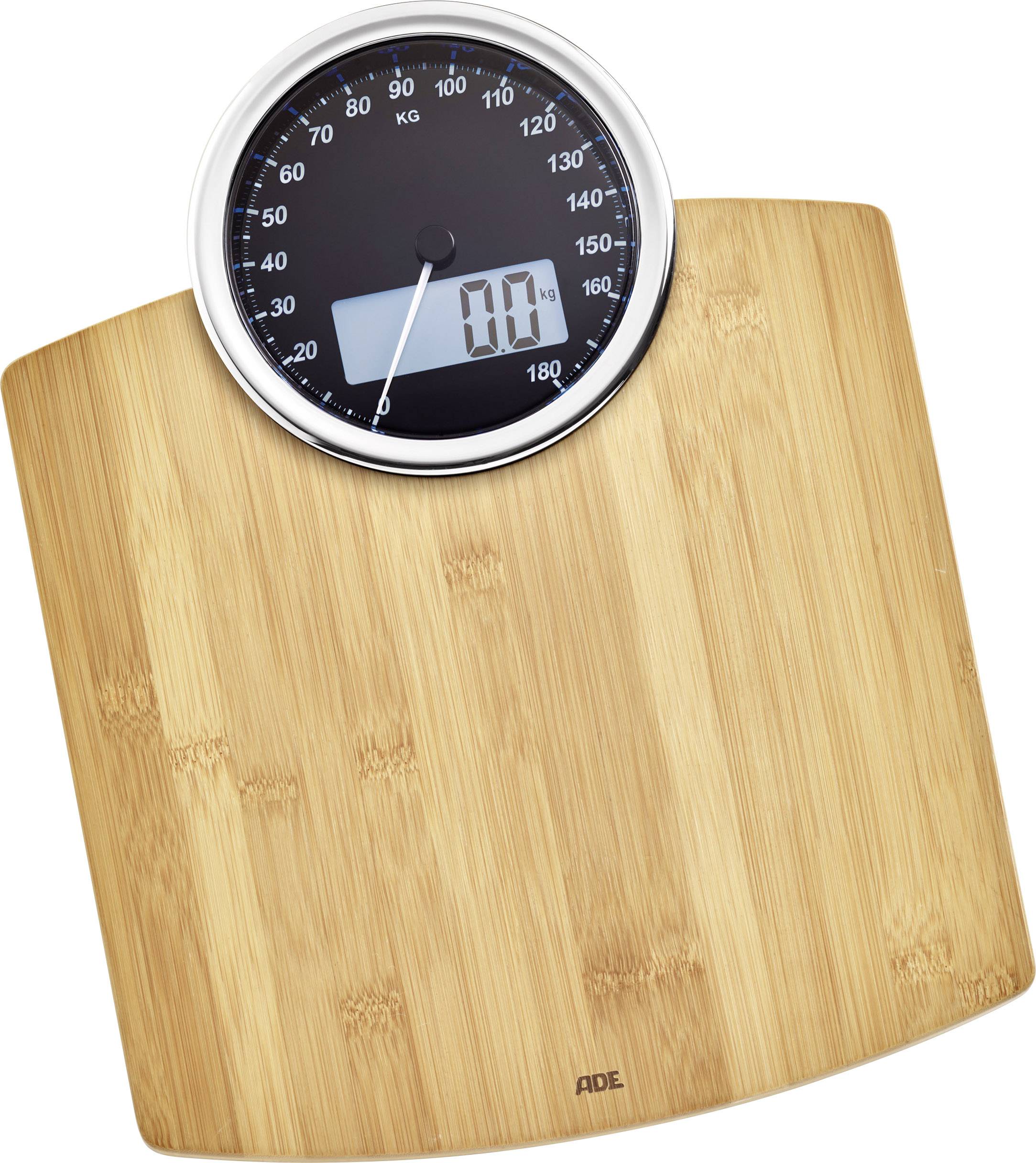 ADE BE 1719 Luna Digitale Personenwaage Wägebereich (max.)=180 kg Bambus