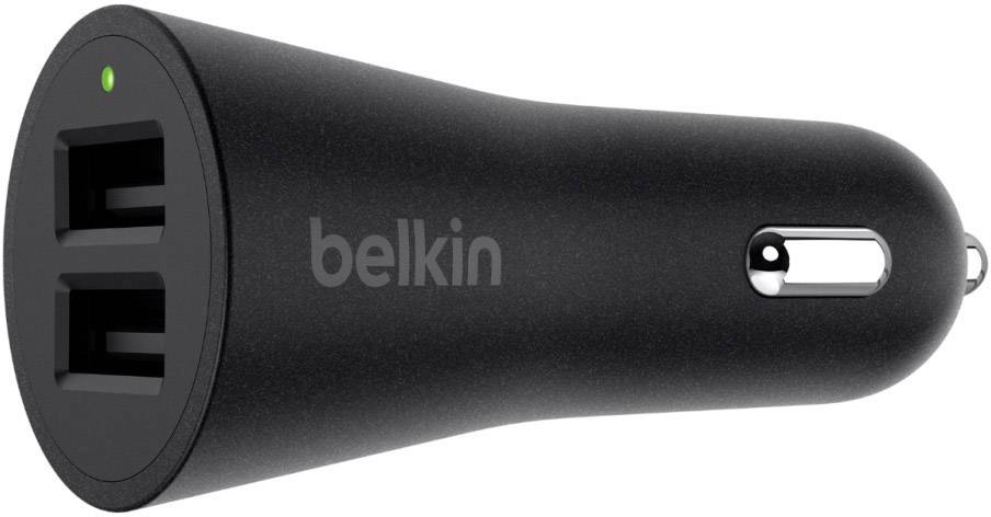 Belkin BoostUp Dual LTG F8J221bt04-BLK USB-Ladegerät KFZ Ausgangsstrom (max.) 4800 mA 2 x USB, Apple Lightning-Stecker