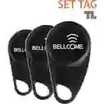 Bellcome Video-Türsprechanlage Transponder Schwarz Bellcome Video-Türsprechanlage Transponder Schwarz