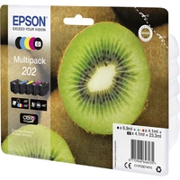 Epson Druckerpatrone T02E7, 202 Original Kombi-Pack Schwarz, Foto Schwarz, Cyan, Magenta, Gelb C13T02E74010 Epson Druckerpatrone T02E7, 202 Original Kombi-Pack Schwarz, Foto Schwarz, Cyan, Magenta, Gelb C13T02E74010