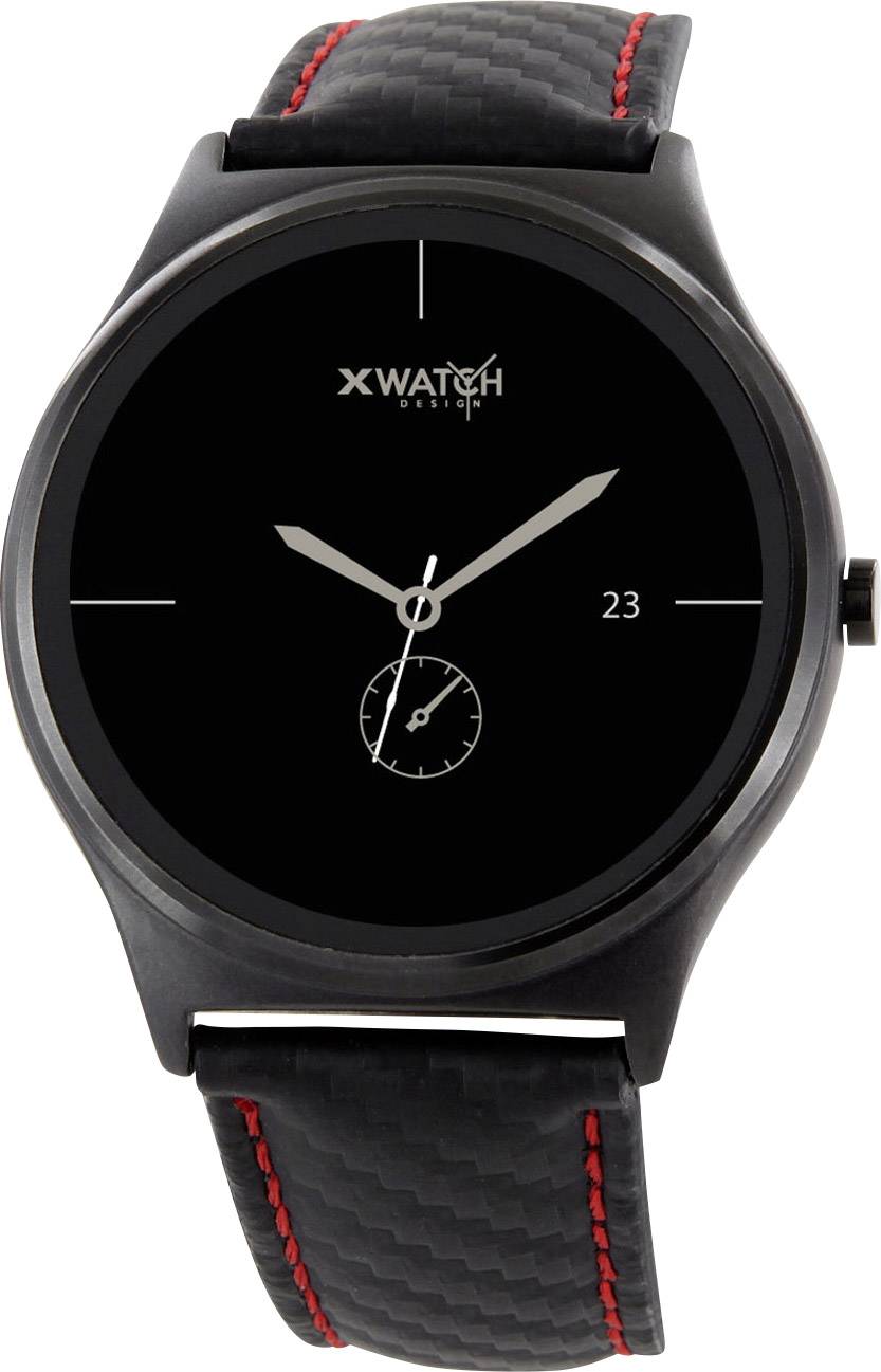 X-WATCH Qin XW Pro Smartwatch Rot, Schwarz