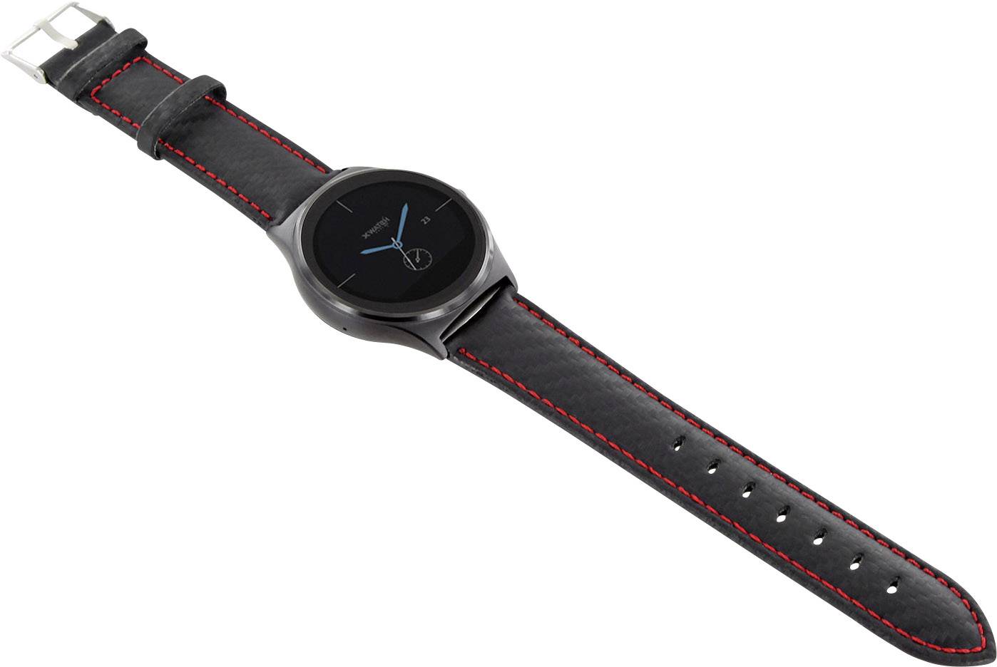 X-WATCH Qin XW Pro Smartwatch Rot, Schwarz