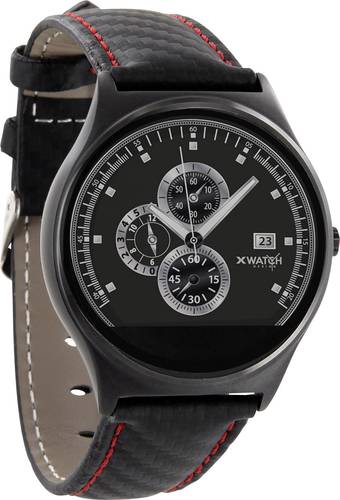 X-WATCH Smartwatch Rot, Schwarz
