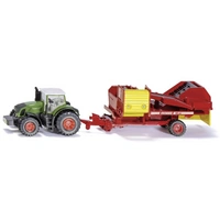 SIKU Spielwaren Traktor mit Kartoffelroder 1:87 SIKU Spielwaren Traktor mit Kartoffelroder 1:87