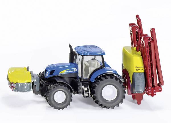 SIKU Spielwaren New Holland Mit Kverneland Pflanzen Fertigmodell Landwirtschafts Modell