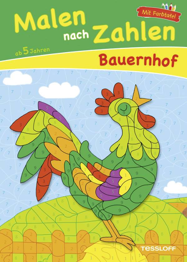 Tessloff Malen nach Zahlen Bauernhof 978-3-7886-3865-8 | SMDV - weil