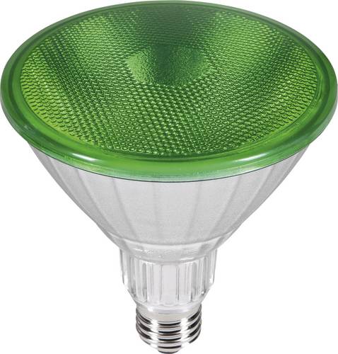 LED EEK A (A++ - E) E27 Reflektor 18W = 120W Grün (Ø x L) 125mm x 180mm 1St.; Energieeffizienzklasse: A+