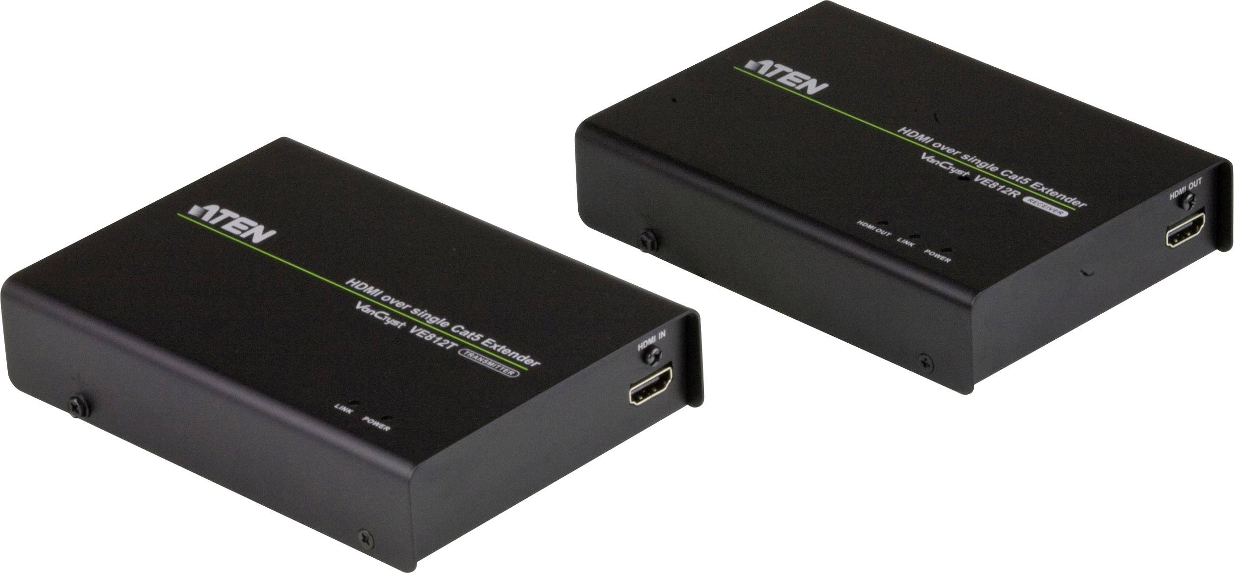 ATEN VE812-AT-G HDMI® HDBaseT Extender (Verlängerung) über Netzwerkkabel RJ45