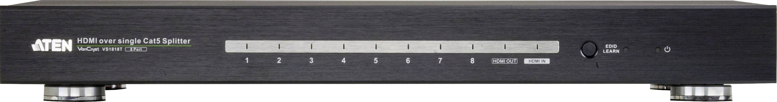 ATEN VS1818T-AT-G 8 Port HDMI-Splitter 4096 x 2160 Pixel Schwarz