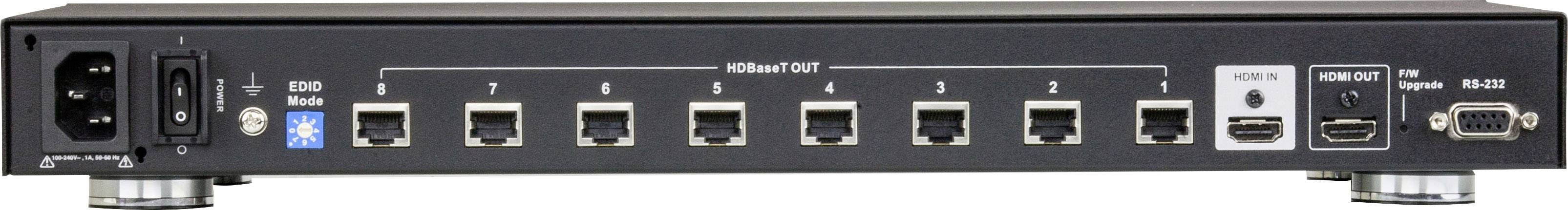 ATEN VS1818T-AT-G 8 Port HDMI-Splitter 4096 x 2160 Pixel Schwarz
