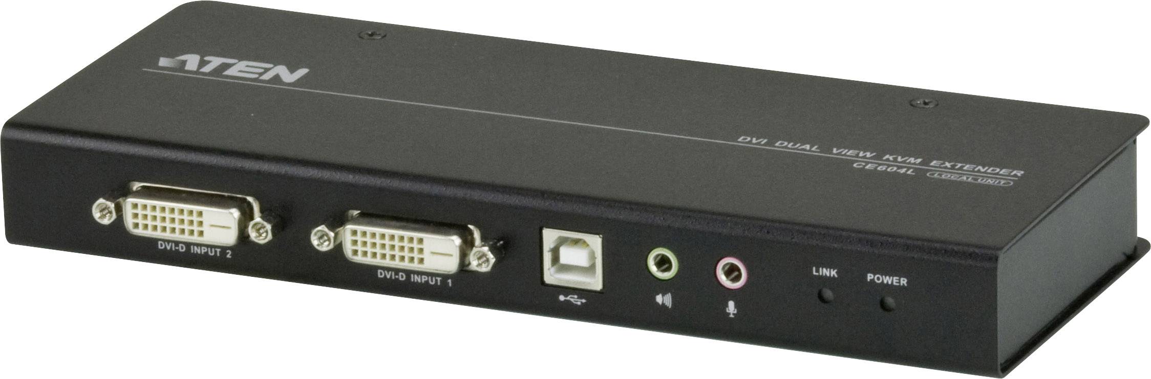 ATEN CE604-AT-G DVI Extender (Verlängerung) über Netzwerkkabel RJ45 60 m