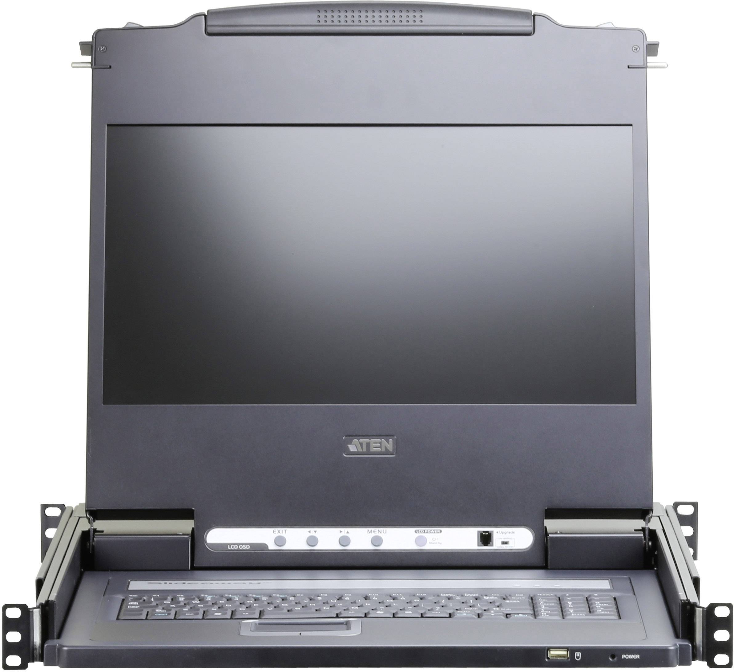 ATEN CL6700MW-ATA-XG KVM-Umschalter DVI, VGA, HDMI Touchscreen, USB 1920 x 1080 Pixel