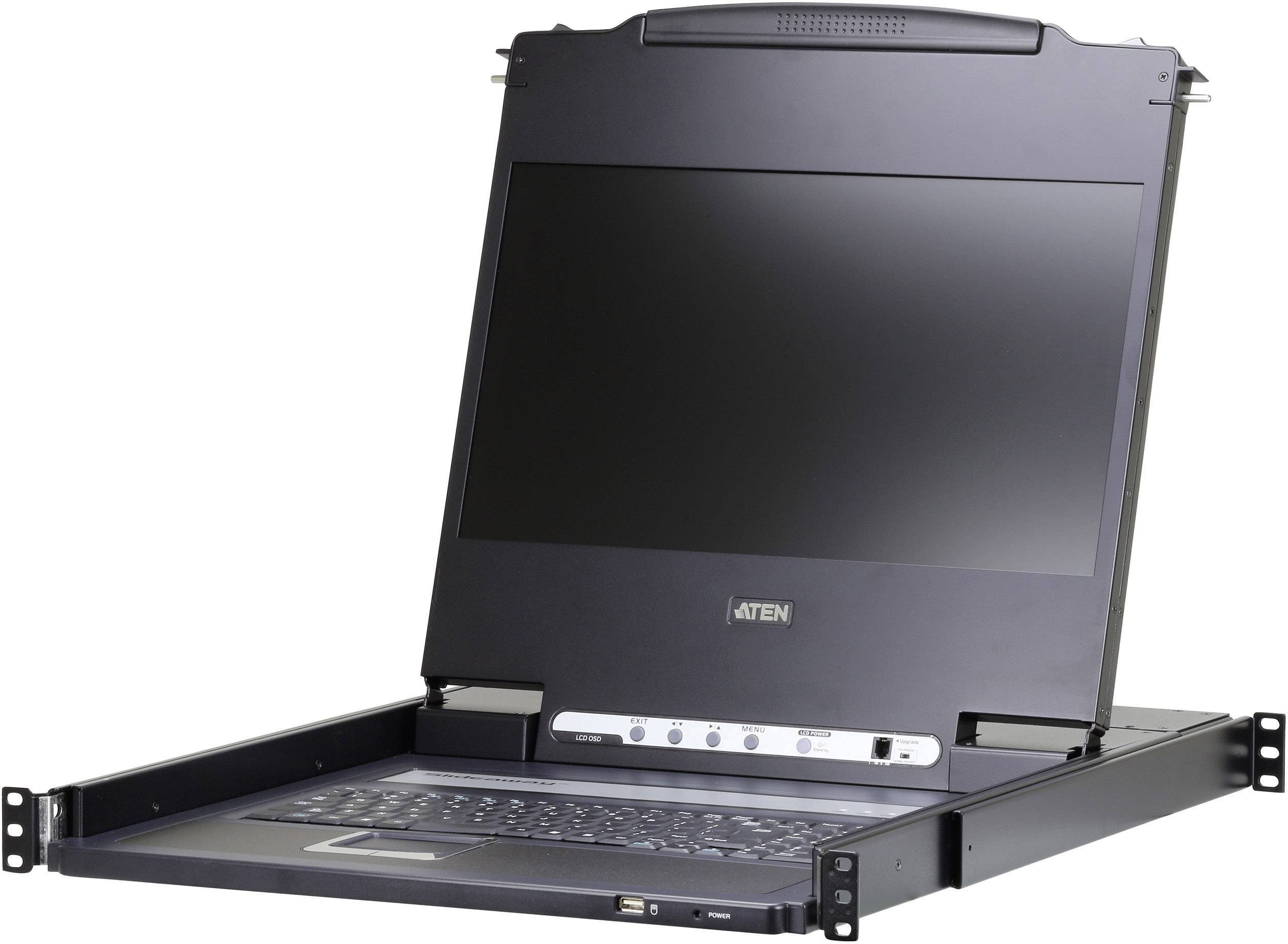 ATEN CL6700MW-ATA-XG KVM-Umschalter DVI, VGA, HDMI Touchscreen, USB 1920 x 1080 Pixel