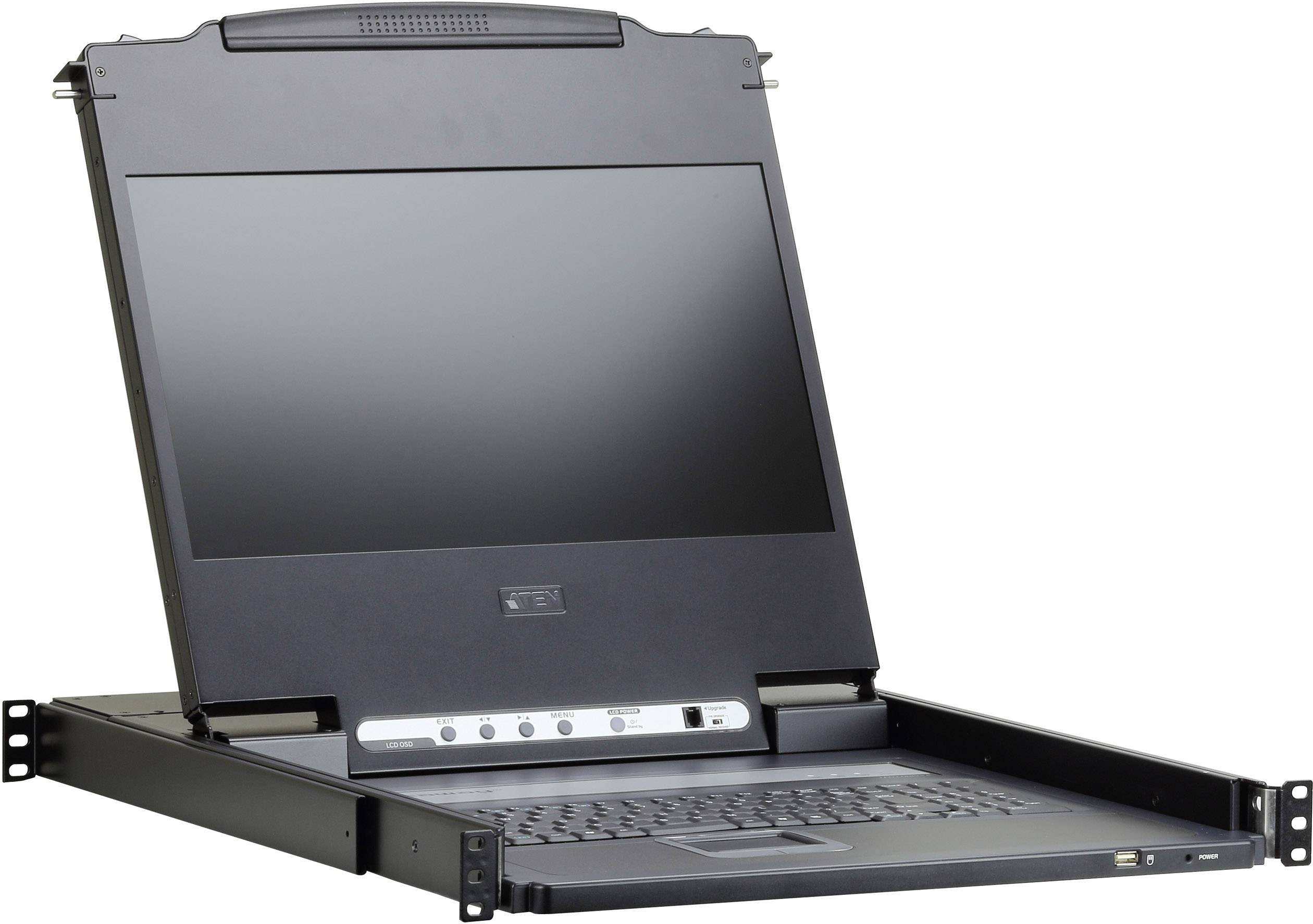 ATEN CL6700MW-ATA-XG KVM-Umschalter DVI, VGA, HDMI Touchscreen, USB 1920 x 1080 Pixel