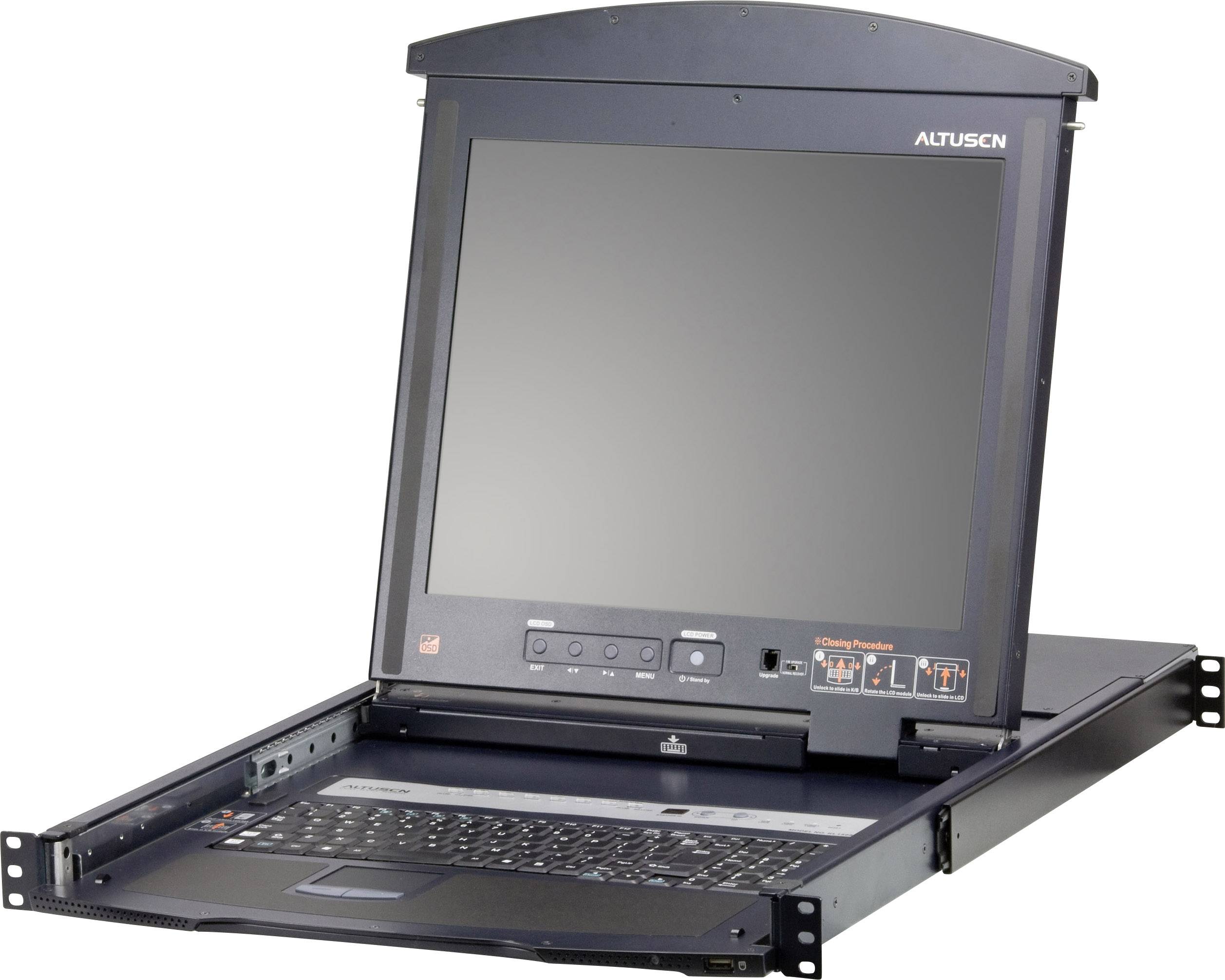 ATEN KL1508AN-AXA-XG 8 Port KVM-Konsole 1280 x 1024 Pixel