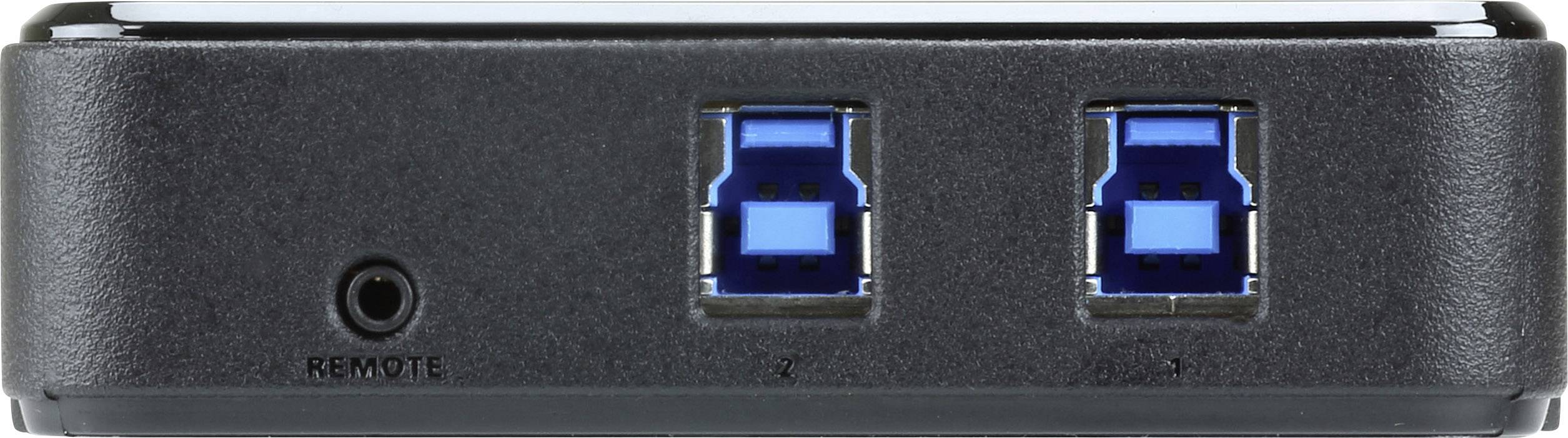 ATEN US234 2 Port USB 3.2 Gen 1-Umschalter (USB 3.0) Schwarz