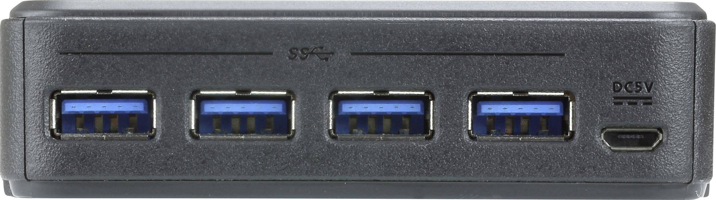 ATEN US434 USB 3.0-Peripheriegeräte-Switch mit 4Ports