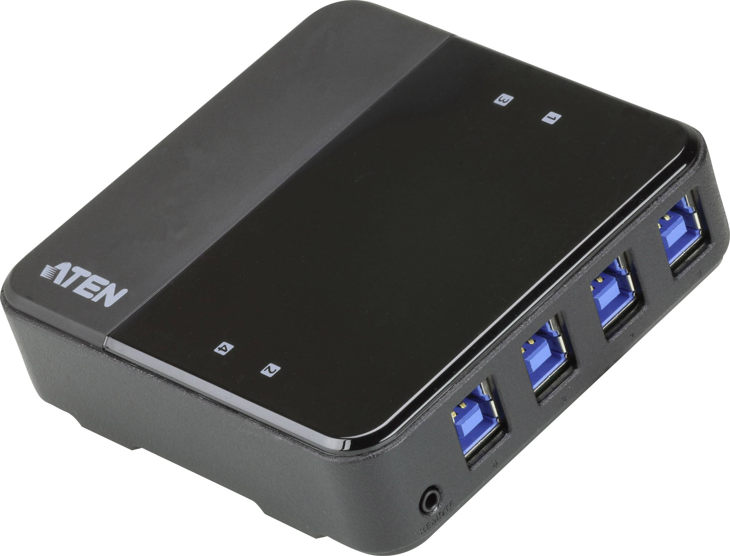 ATEN US434 USB 3.0-Peripheriegeräte-Switch mit 4Ports